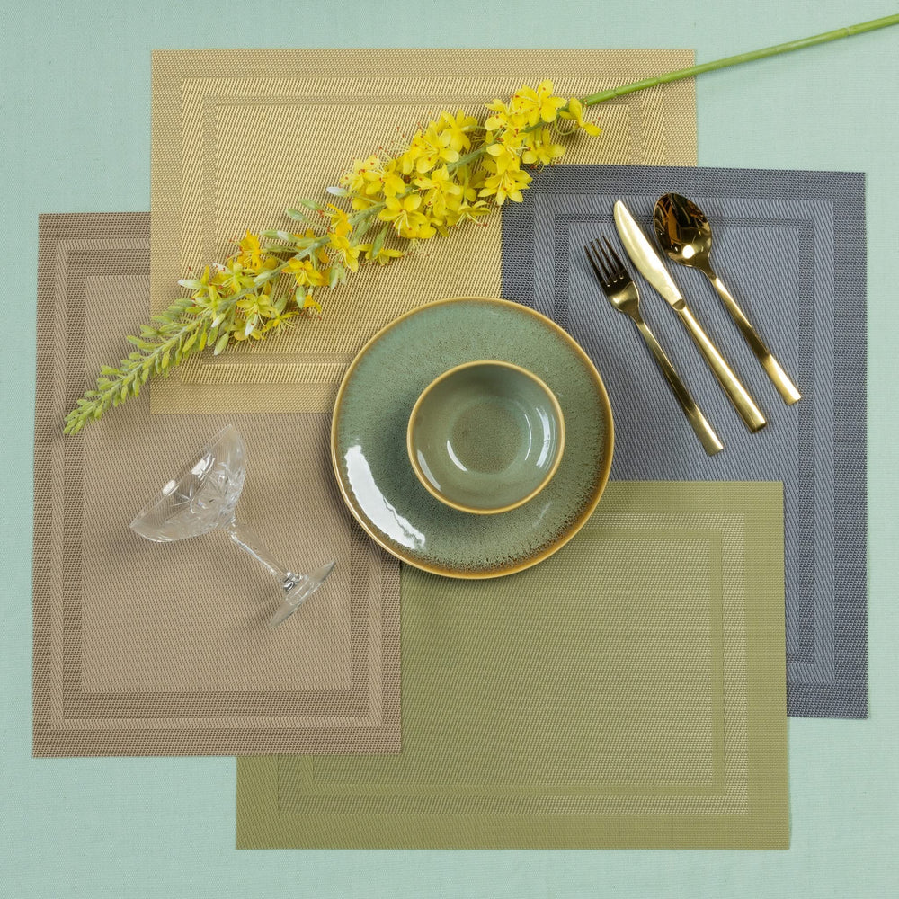 Jay Hill Placemats - Gold - 45 x 31 cm - 6 Stuks