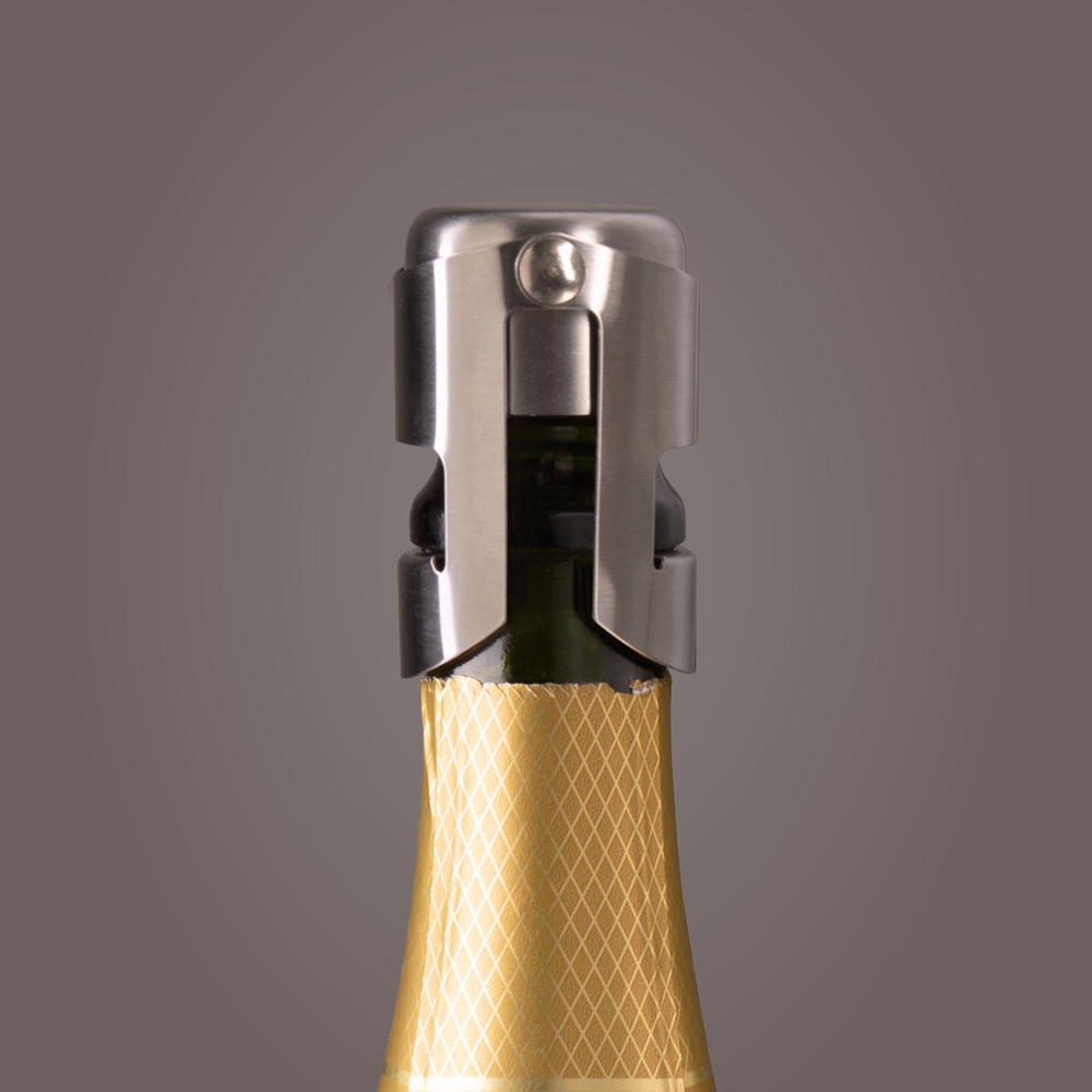 Vacu Vin Champagne Stopper - Zilver