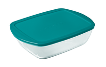 Pyrex Oven Dish - with lid - Cook & Store - 17 x 10 x 6 cm / 400 ml