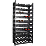 Cosy & Trendy Wine Rack - Stackable Black plastic - 60 bottles - 10 pieces