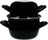 Cosy & Trendy Mussel pan - Induction Suitable - Black - Ø 18 cm / 2.8 liters