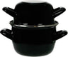 Cosy & Trendy Mussel pan - Induction Suitable - Black - Ø 18 cm / 2.8 liters