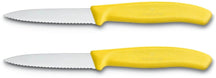 Victorinox Paring Knife Swiss Classic - Yellow - Serrated - 2 Pieces