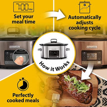 Crockpot Slow Cooker Time Select 5.6 Liter - CR066