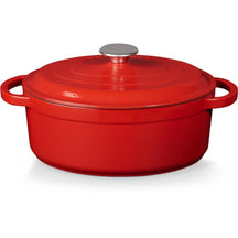 Cuisinova Braadpan Ovaal 23 x 29 cm - Rood