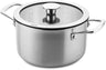 DUCQ Kookpan - Downdraft - RVS - ø 24 cm / 6 liter