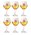 Delirium Beer Glasses on Foot 330 ml - 6 Pieces