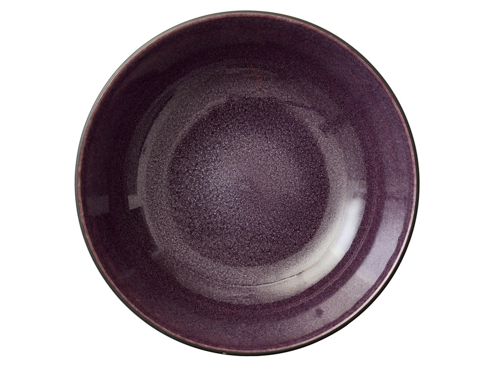 Bitz Deep Plate Gastro Black/Purple ø 24 cm