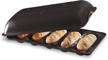 Emile Henry Bread Mould Baguette Fusain