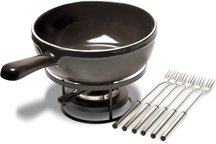 Emile Henry Fondue Set Fusain