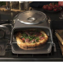 Fernus & Friends Pizza Oven Fernus - for Stove - pure polished aluminium - for ø 26 cm pizzas