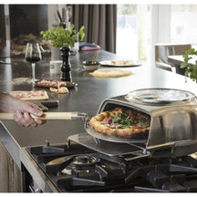 Fernus & Friends Pizza Oven Fernus - for Stove - pure polished aluminium - for ø 26 cm pizzas