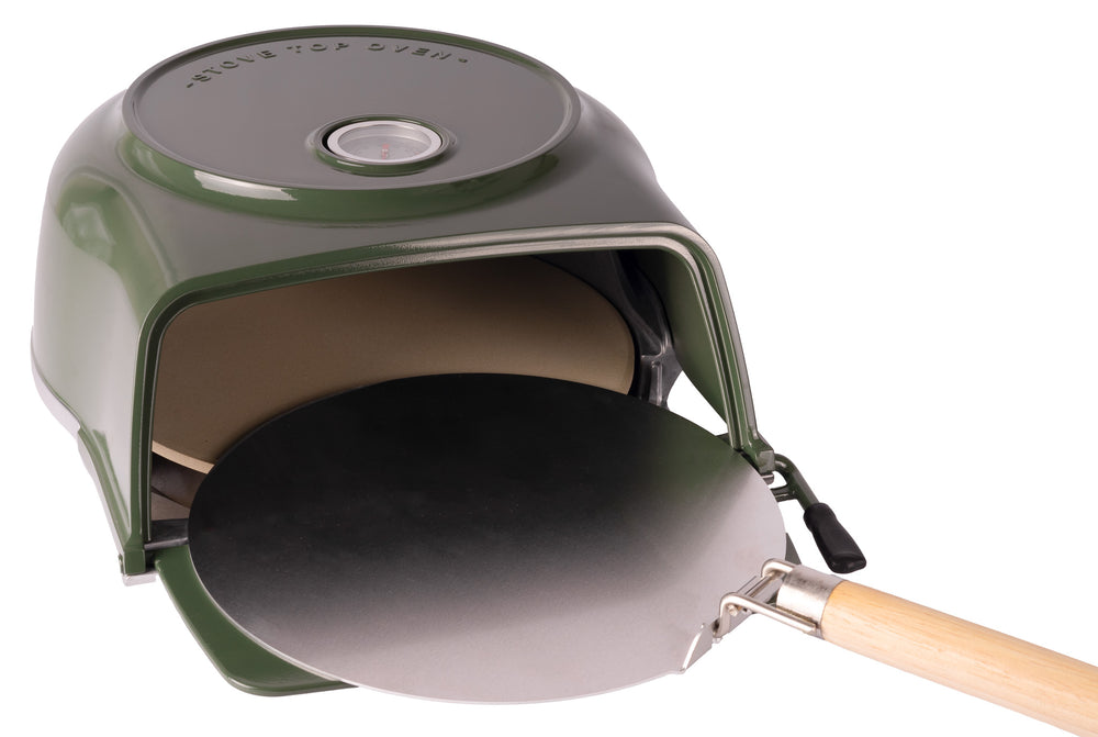 Fernus & Friends Pizza Oven - voor Fornuis - duck green - voor ø 26 cm pizza's