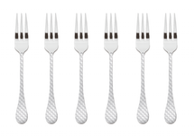 Sambonet Cake Fork Taormina Silver 6 Pieces