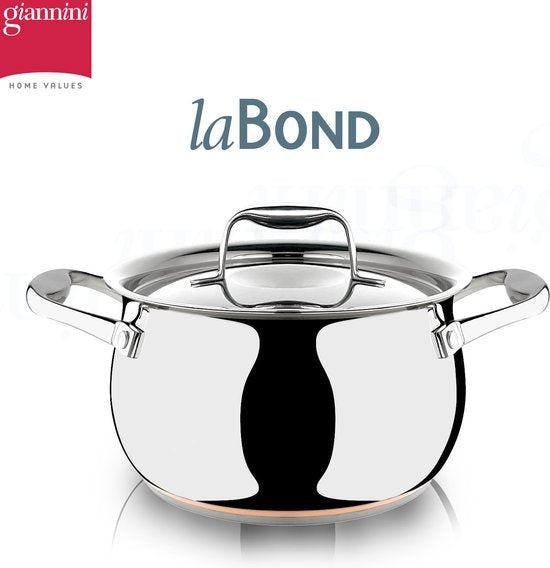 Giannini Cooker - Labond - copper bottom - Ø 19.5 cm / 4l