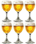 Grimbergen Bierglazen op Voet - 250 ml - 6 stuks