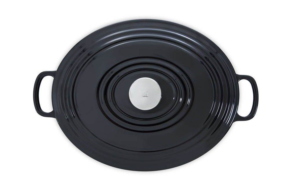 BK Braadpan Bourgogne - Jet Black - Ovaal - ø 32 cm / 7.5 liter