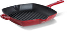 BK Grill pan Burgundy - Chili Red - 26 x 26 cm - enameled non-stick coating