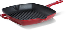 BK Grillpan Bourgogne - Chili Red - 26 x 26 cm - geëmailleerde anti-aanbaklaag