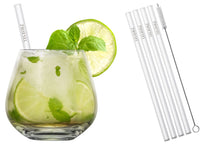 Schott Zwiesel Cocktail Glass Set Vina 4-Piece - with straws and brush