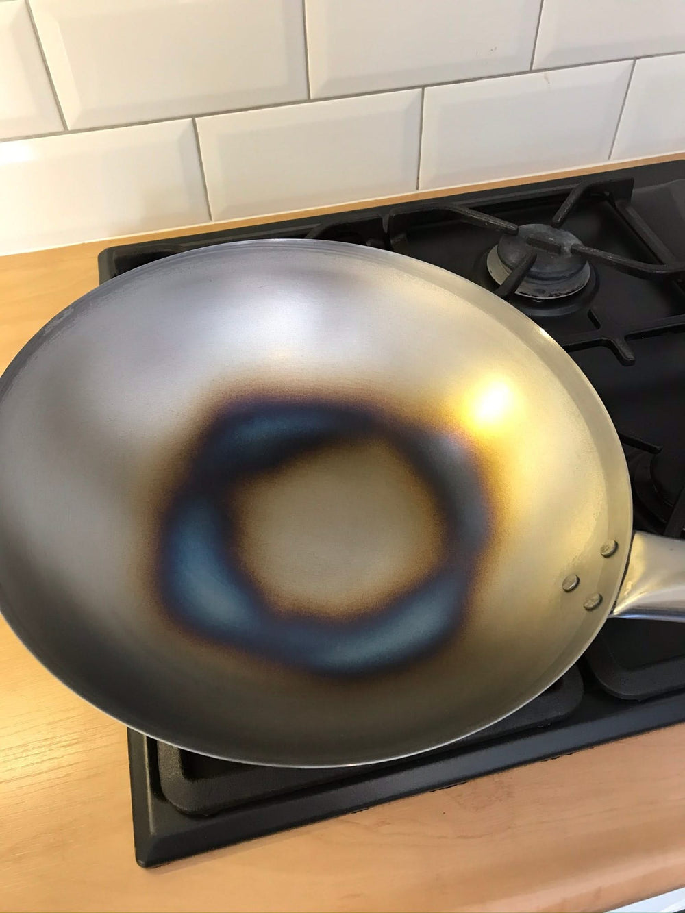 Cookinglife Wokpan Voccelli - Plaatstaal - ø 25 cm - zonder anti-aanbaklaag