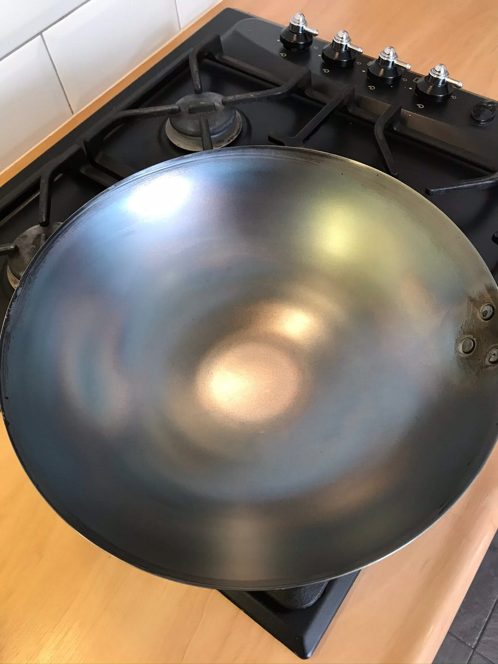 Cookinglife Wokpan Voccelli - Plaatstaal - ø 25 cm - zonder anti-aanbaklaag