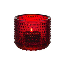 Iittala Waxinelichthouder Kastehelmi Cranberry Rood