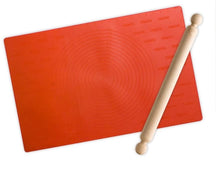 Imperia Silicone Baking Mat + Rolling Pin 42x62 cm