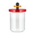 Alessi Voorraadpot Twergi - ES16/100 - Rood - ø 12 cm / 1 Liter - door Ettore Sotsass