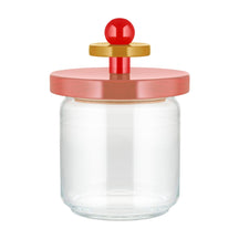 Alessi Glass Storage Jar Twergi - ES16/74 2 - Pink - ø  12 cm / 750 ml - by Ettore Sotsass