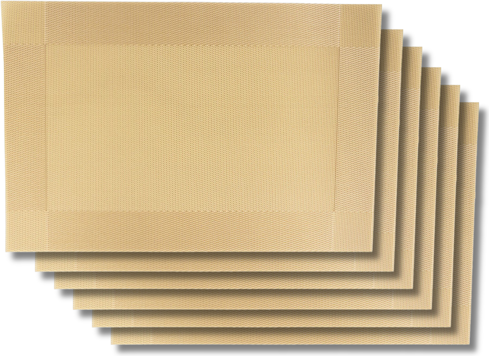 Jay Hill Placemats - Extra Gold - 45 x 31 cm - 6 Stuks