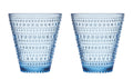 Iittala Glazen Kastehelmi - Aqua - 300 ml - 2 stuks