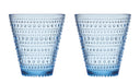 Iittala Glazen Kastehelmi - Aqua - 300 ml - 2 stuks