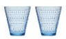 Iittala Glazen Kastehelmi - Aqua - 300 ml - 2 stuks