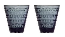 Iittala Glasses Kastehelmi Dark Grey 300 ml - 2 Pieces