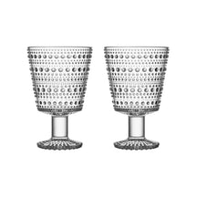 Iittala Glass Kastehelmi Clear 260 ml - 2 Pieces