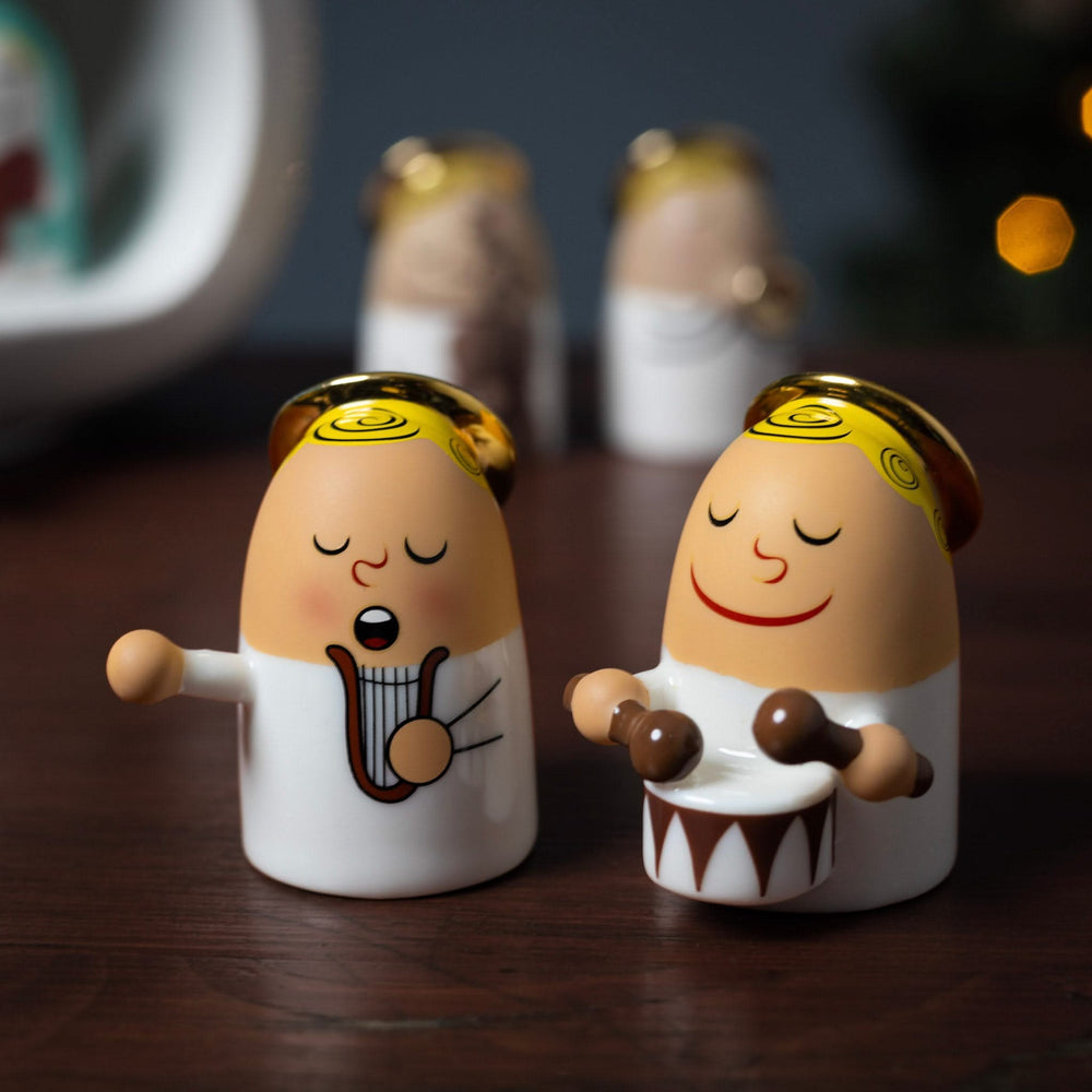 Alessi Kerstengeltjes - Angels Band - AMGI26SET3 - 2 stuks - door Massimo Giacon