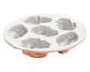 Nordic Ware Bakvorm Baby Bunny Koper - 6 stuks