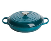 Le Creuset Braadpan Signature - Campagnard - Deap Teal - ø 30 cm / 3.5 liter