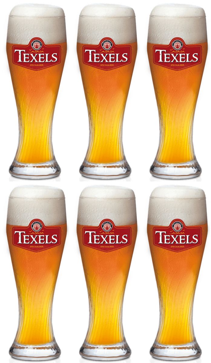 Texels Bierglas Skuumkoppe - 500 ml - 6 stuks