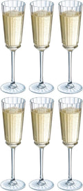 Cristal d'Arques Champagneglazen Macassar - 170 ml - 6 stuks