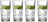 Leonardo Longdrinkglazen Capri - 390 ml - 4 stuks