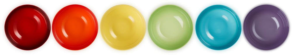 Le Creuset Kommen - Rainbow - ø 16 cm / 650 ml - 6 stuks