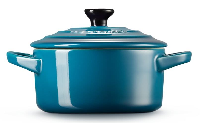 Le Creuset Serving Pan / Mini Casserole - Signature - Deep Teal - ø 10 cm / 250 ml