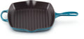 Le Creuset Griddle Pan Signature Deep Teal - 26 x 26 cm - enamelled non-stick coating