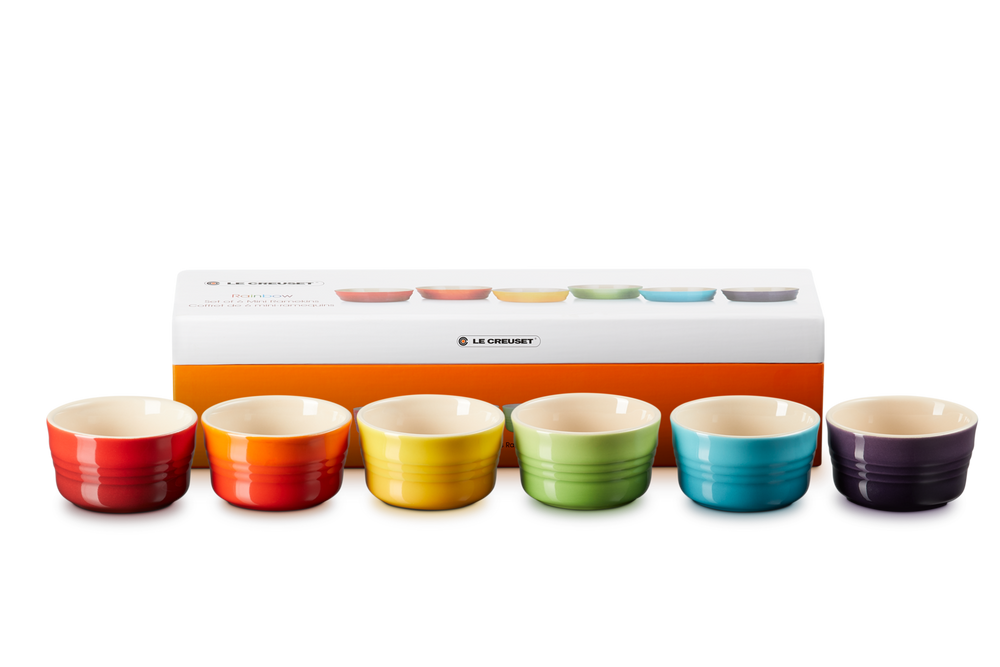 Le Creuset Ramekins Rainbow - ø 8 cm / 100 ml - 6 Pieces