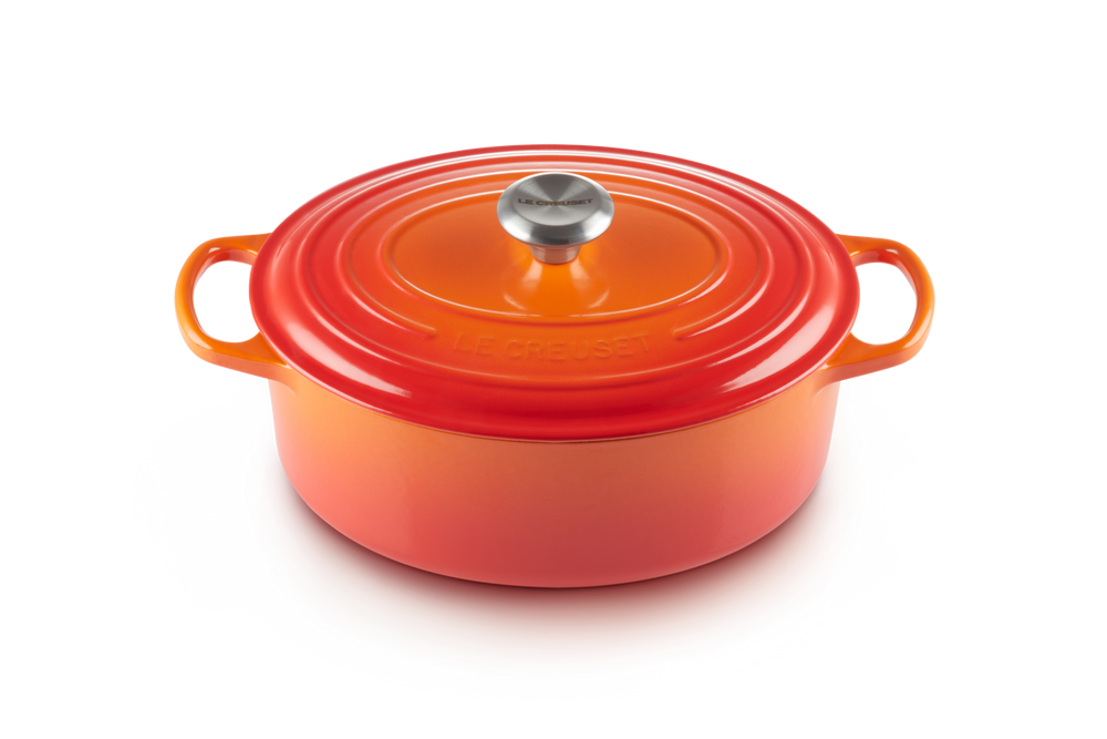 Le Creuset Casserole Oval Signature Volcanic - ø 29 cm / 4.7 Liter