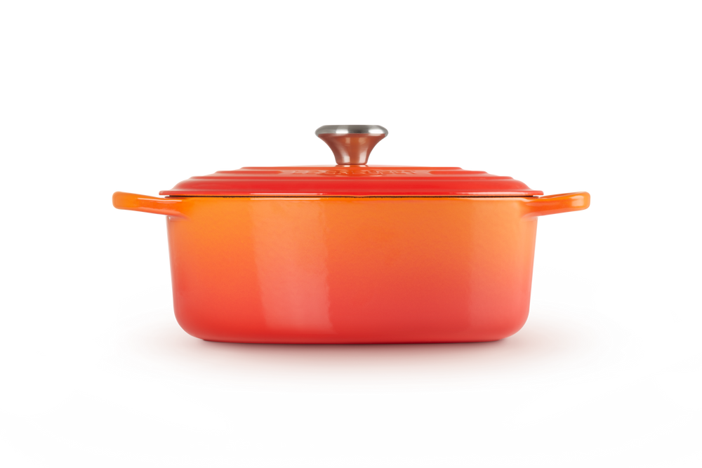 Le Creuset Casserole Oval Signature Volcanic - ø 29 cm / 4.7 Liter