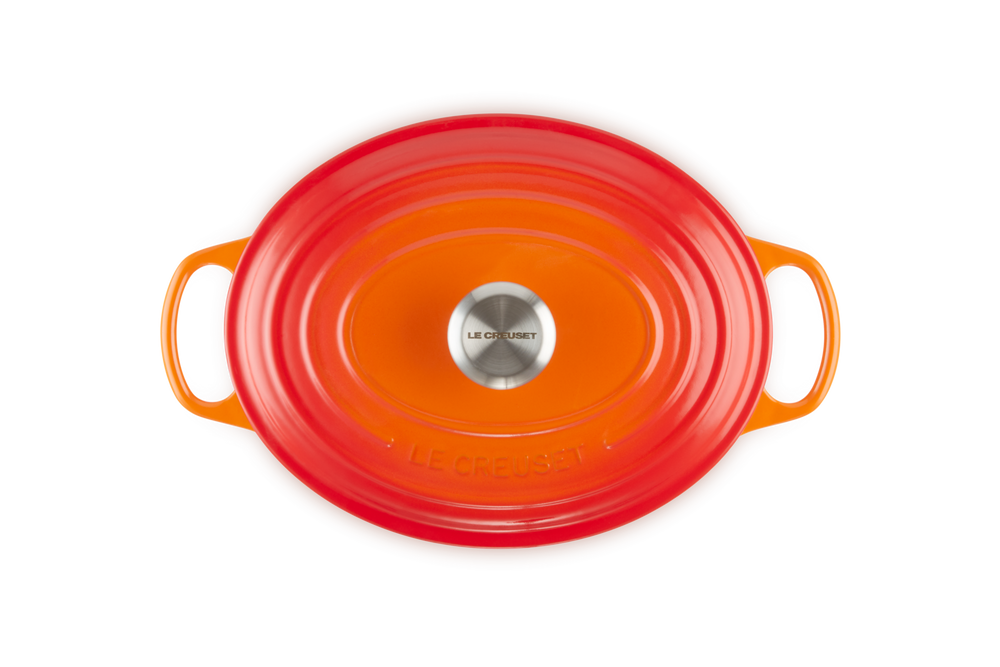 Le Creuset Casserole Oval Signature Volcanic - ø 29 cm / 4.7 Liter