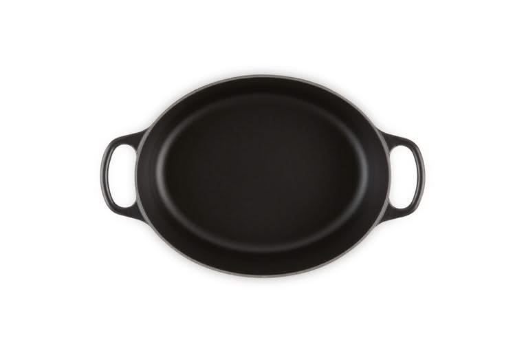 Le Creuset Casserole Oval Signature Satin Black - ø 27 cm / 4.1 Liter